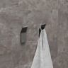 Крючок одинарный LEMARK SMOOTH LINE для полотенец 2 шт графит 9716003