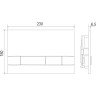 Сет: Инсталляция LEMARK PENEDA + кнопка смыва BIT хром матовый + унитаз GLAZER белый глянец 100803429